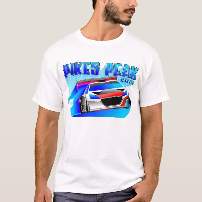 Pikes Peak Hill Climb 2013 Record Smash T-Shirt (Front)