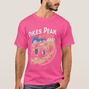 Pikes Peak Hill Climb 2025 Funny Retro Colorado Ca T-Shirt