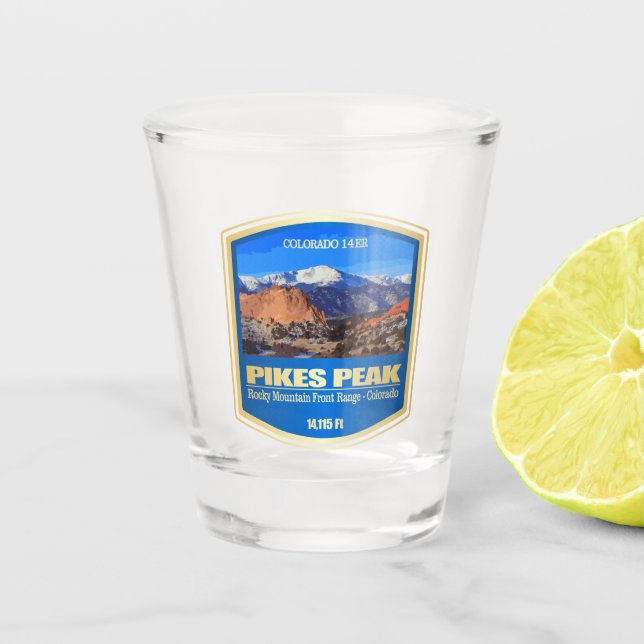 Pikes Peak (PF) Shot Glass (Front)