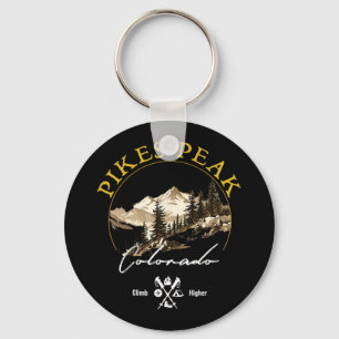 Pikes Peak Retro Vintage Apparel - Pikes Peak Souv Key Ring