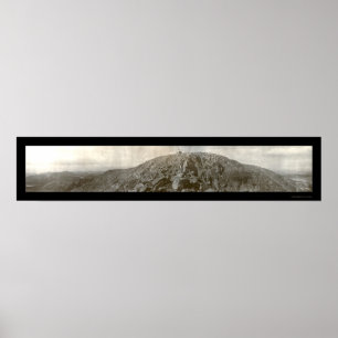 Pikes Peak Summit CO Photo 1908 Poster