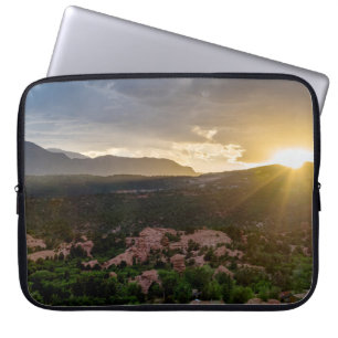 Pikes Peak Sunset Haze Laptop Sleeve