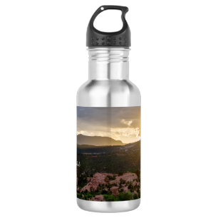 Pikes Peak Sunset Haze Water Bottle