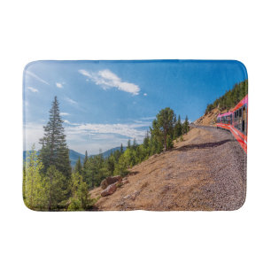 Pikes Peak Train Ride Bath Mat