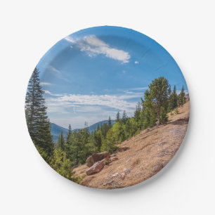 Pikes Peak Train Ride Paper Plates