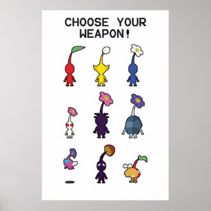 Pikmin Fauna Poster