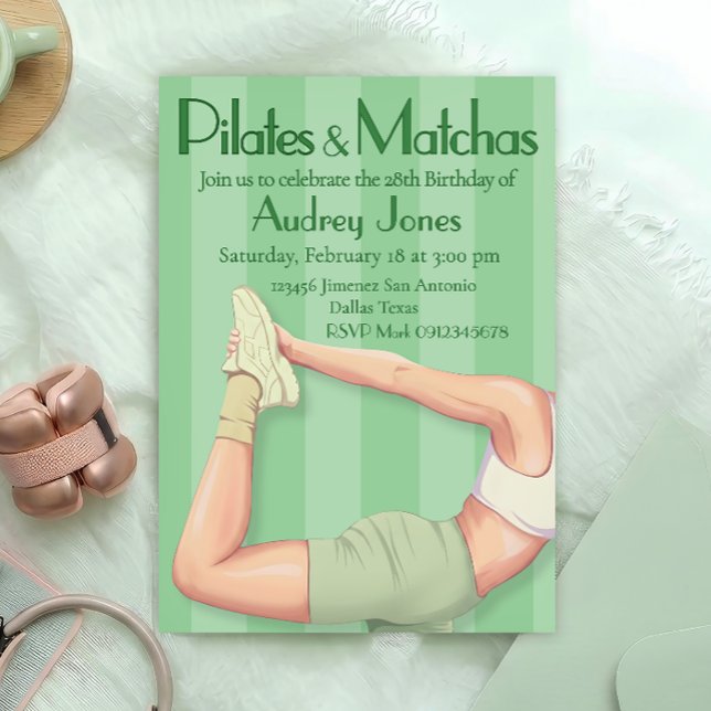 Pilates and Matchas invitation (Creator Uploaded)