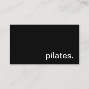 Pilates Business Card