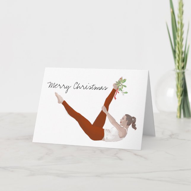 Pilates Christmas Card (Front)