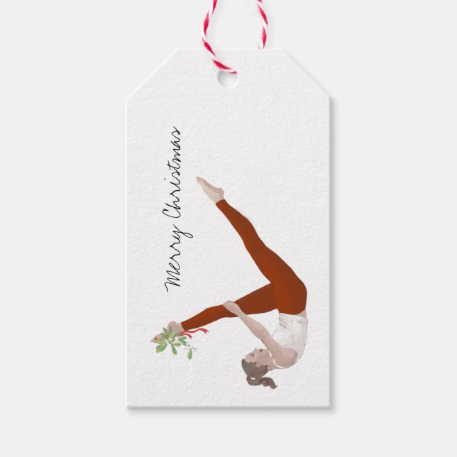 Pilates Christmas Gift Tag (Front)
