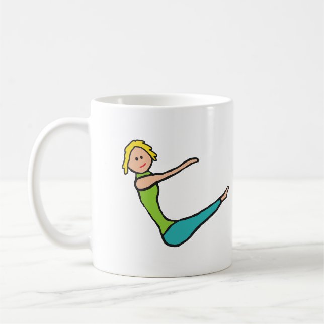 Pilates Coffee Mug (Left)