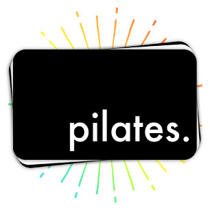 pilates. (colour customisable) business card