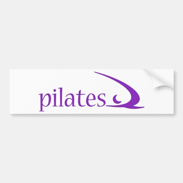 Pilates Design! Bumper Sticker (Front)