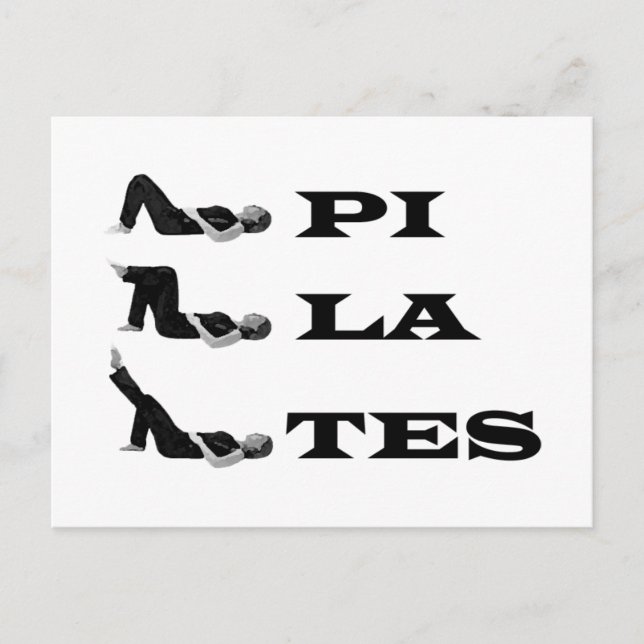 Pilates figures! postcard (Front)