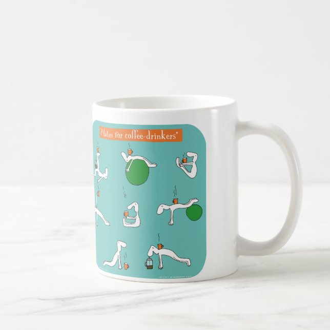 pilates for coffee drinkers mug (Right)