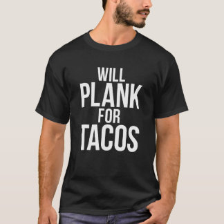 Pilates Instructor and Taco Lovers Funny Pilates T T-Shirt
