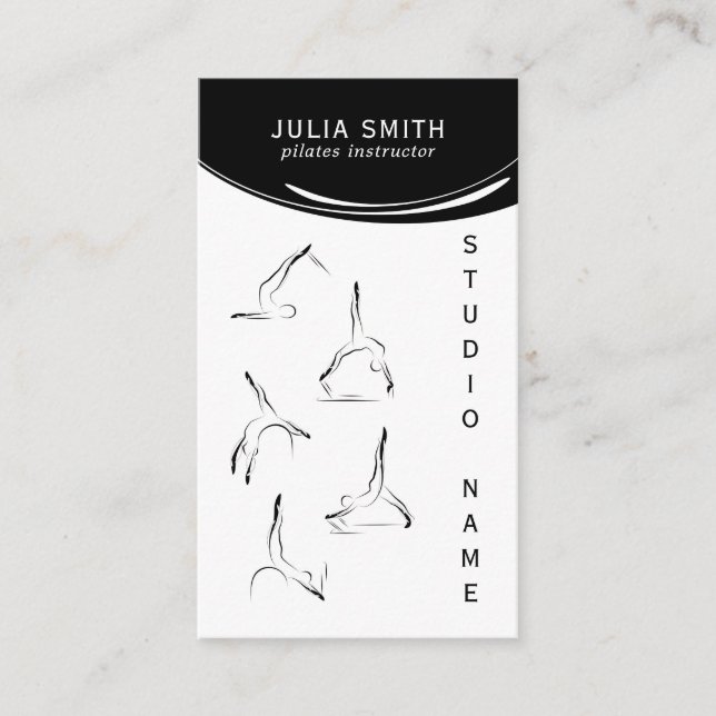 Pilates instructor business card (Front)