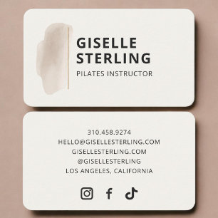 Pilates Instructor Business Card