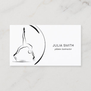 Pilates instructor business card