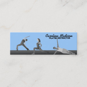 Pilates Instructor Business Cards Colour