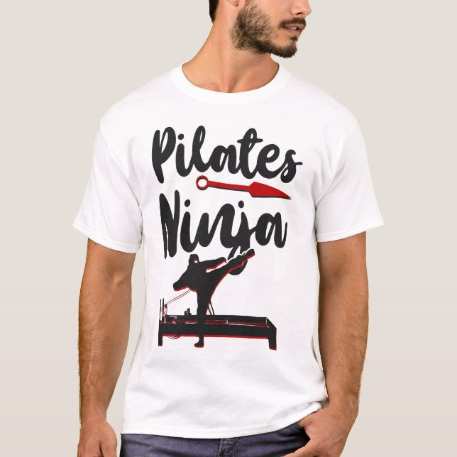 Pilates Instructor Pilates Ninja Ninja T-Shirt (Front)