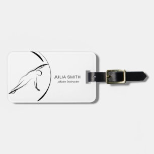 Pilates Instructor Pilates Pose  Luggage Tag