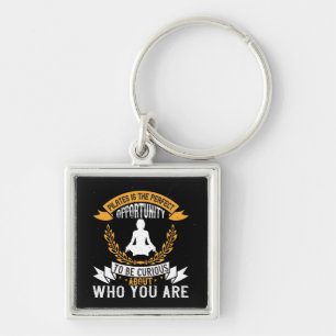 Pilates is opportunity to check yourself key ring