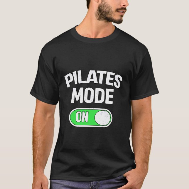 Pilates Lovers Funny Pilates Instructor T-Shirt (Front)