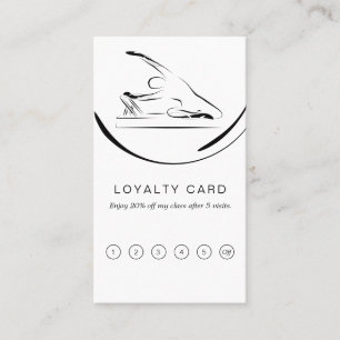 Pilates Mermaid on the reformer Loyalty Card