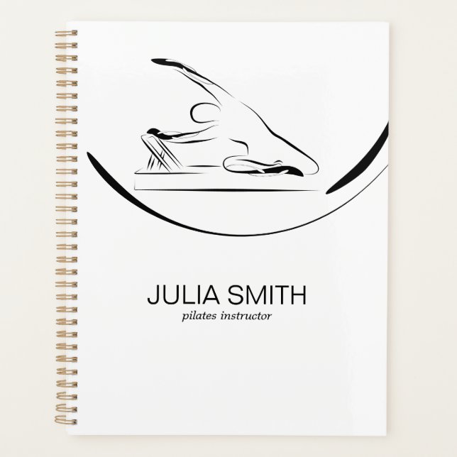 Pilates Mermaid on the reformer Planner (Front)