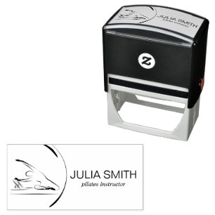 Pilates Mermaid on the reformer Self-inking Stamp