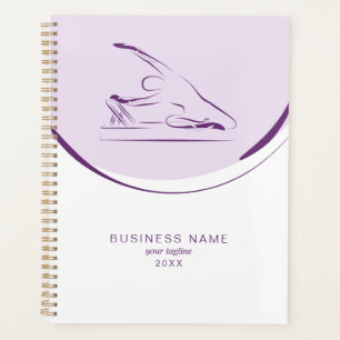 Pilates mermaid pose on the reformer   Colour Planner