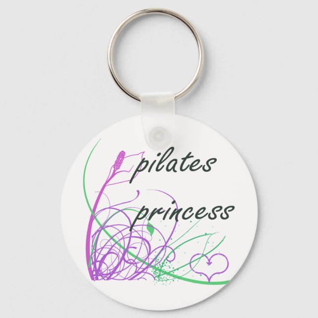Pilates Method fan! Pilates gifts Key Ring (Front)