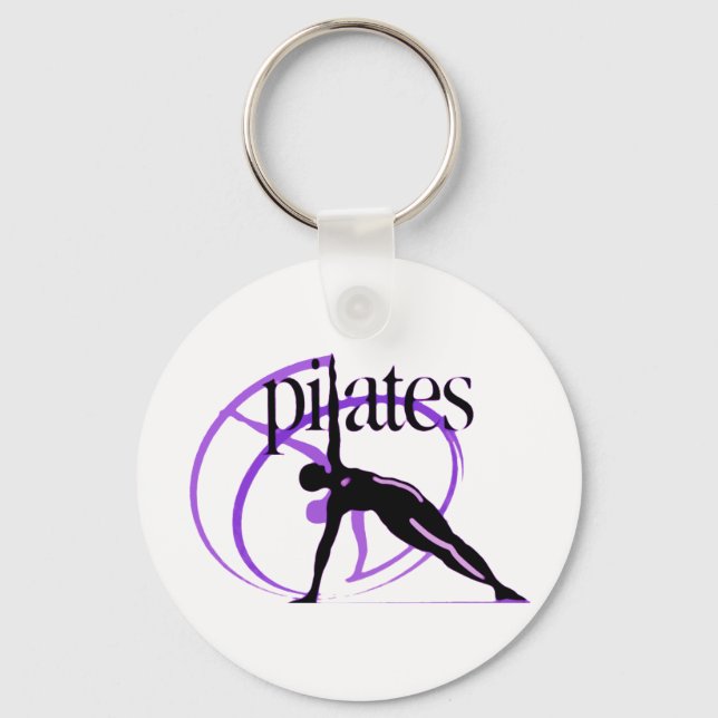 Pilates Method products! Key Ring (Front)