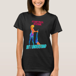 Pilates Not Polite To Stare Funny Sarcasm Pun T-Shirt