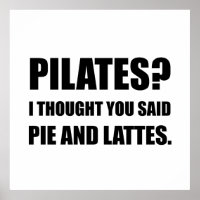 Pilates Pie And Lattes Funny