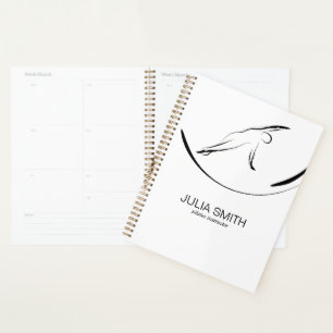 Pilates Pose Side Bend Flyer Planner