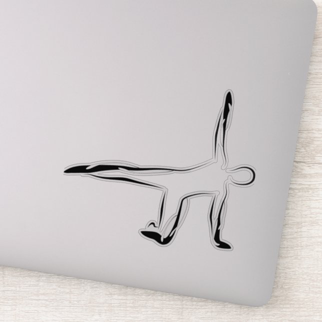 Pilates pose sticker (Detail)