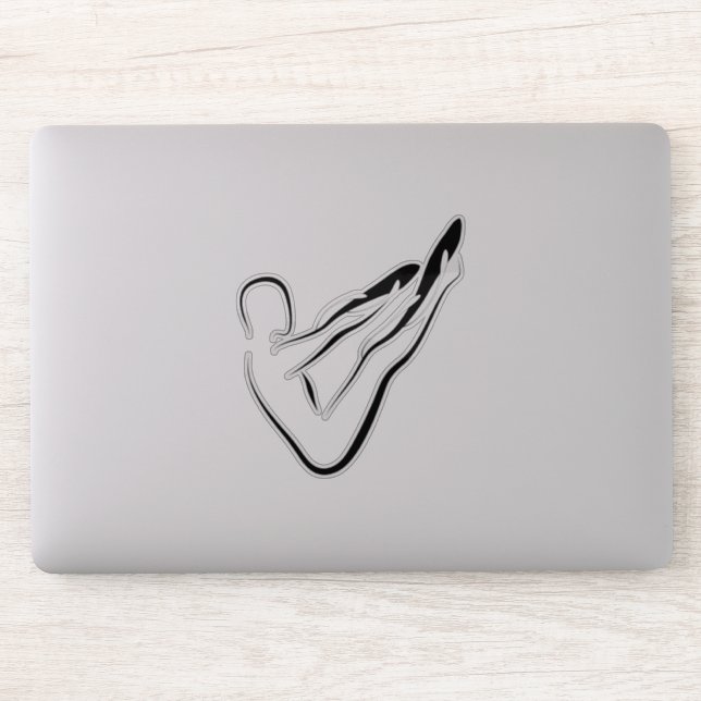Pilates pose sticker (Computer)