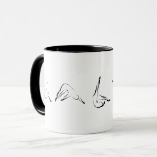 Pilates poses mug