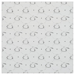 Pilates poses pattern fabric