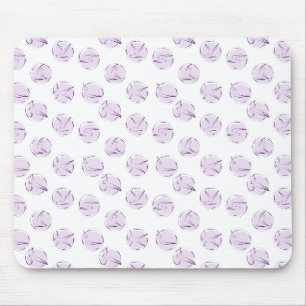 Pilates poses pattern mouse pad