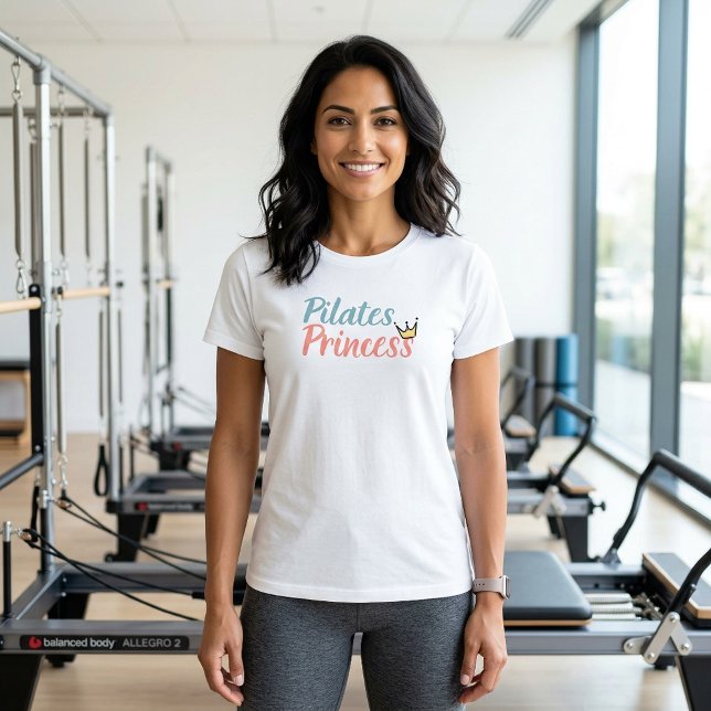 Pilates Princess Modern Yoga Meditation Tshirt (Pilates Princess Tshirt)