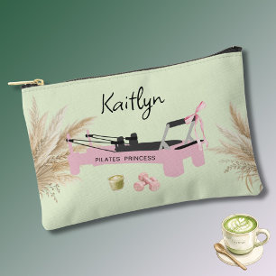 Pilates Princess Pink Reformer & Matcha Accessory Pouch