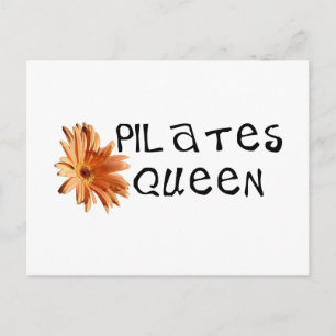 Pilates queen unique design! postcard