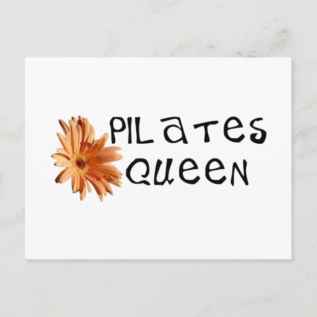 Pilates queen unique design! postcard (Front)