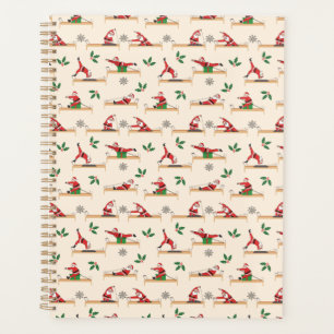 Pilates Reformer Santa Seamless Christmas Patterns Planner