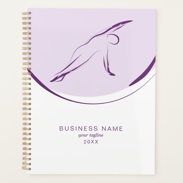 Pilates Side Bend pose | Colour Planner (Front)