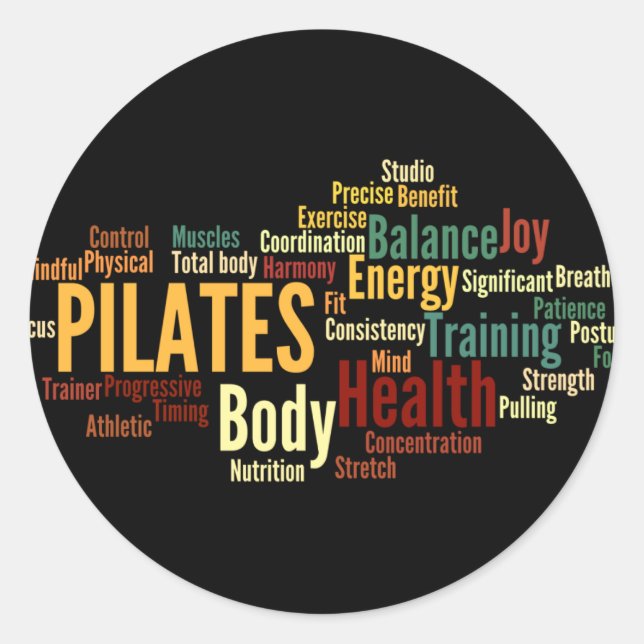 PILATES Sticker (Front)