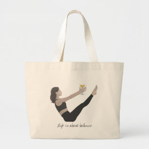 Pilates Teaser Tote with cocktail